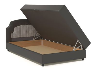 Тахта «Шарм» Корфу коричневый и экокожа шоколад фото 4